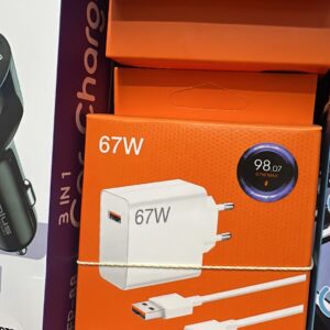 67W Hızlı Şarj Adaptörü + Type-C Kablo Seti