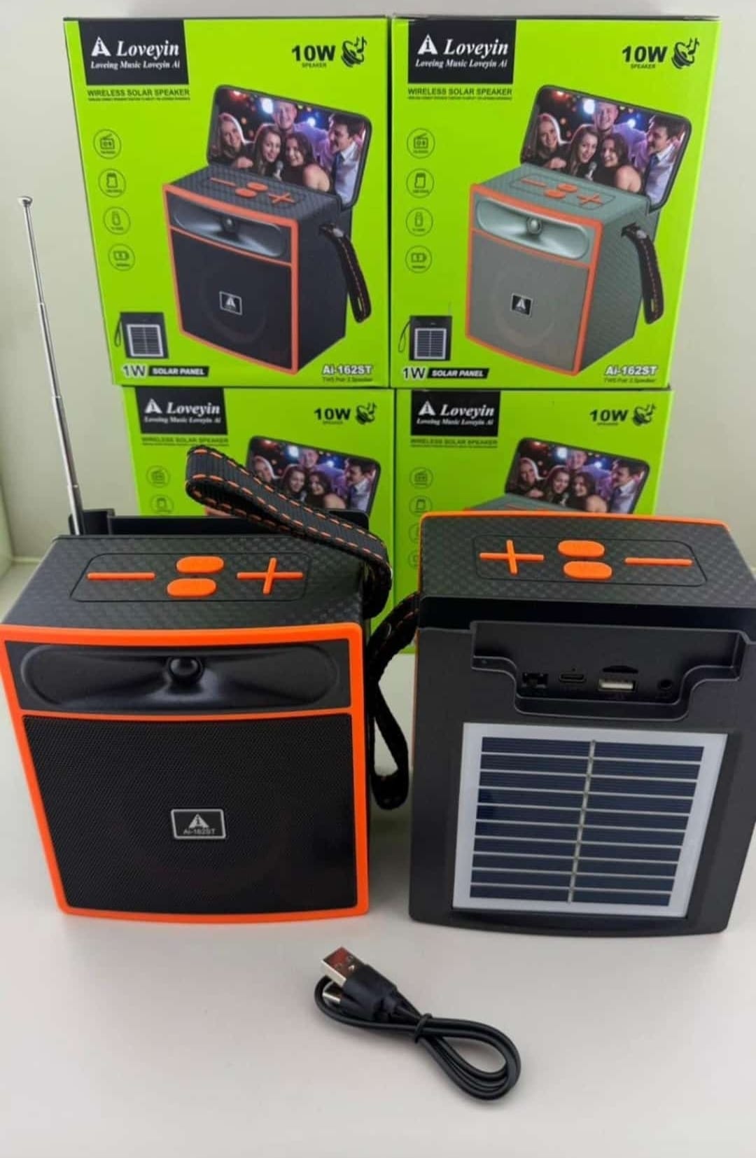 Loveyin Ai-162ST Güneş Enerjili Bluetooth Hoparlör