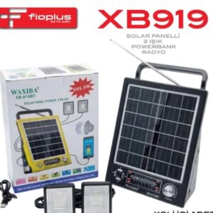 Waxiba XB-919BT Güneş Enerjili Radyo